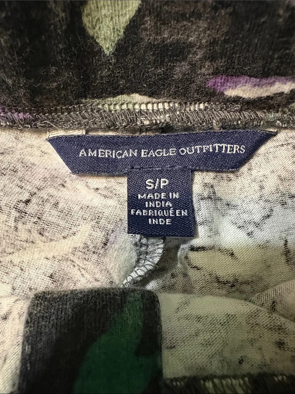 American Eagle Outfitters Black Floral Button-Front Skater Skirt